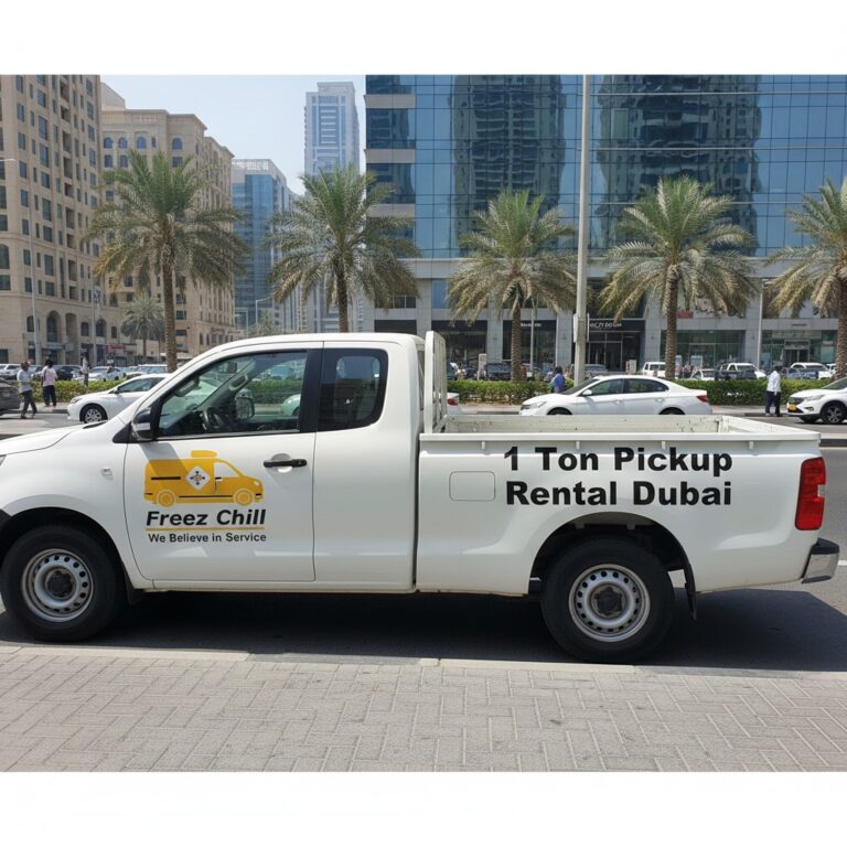 1 ton pickup for rent in dubai