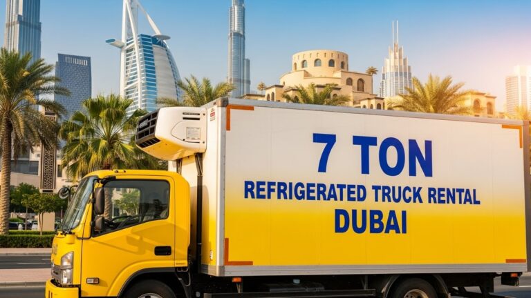 chiller truck rental in Dubai