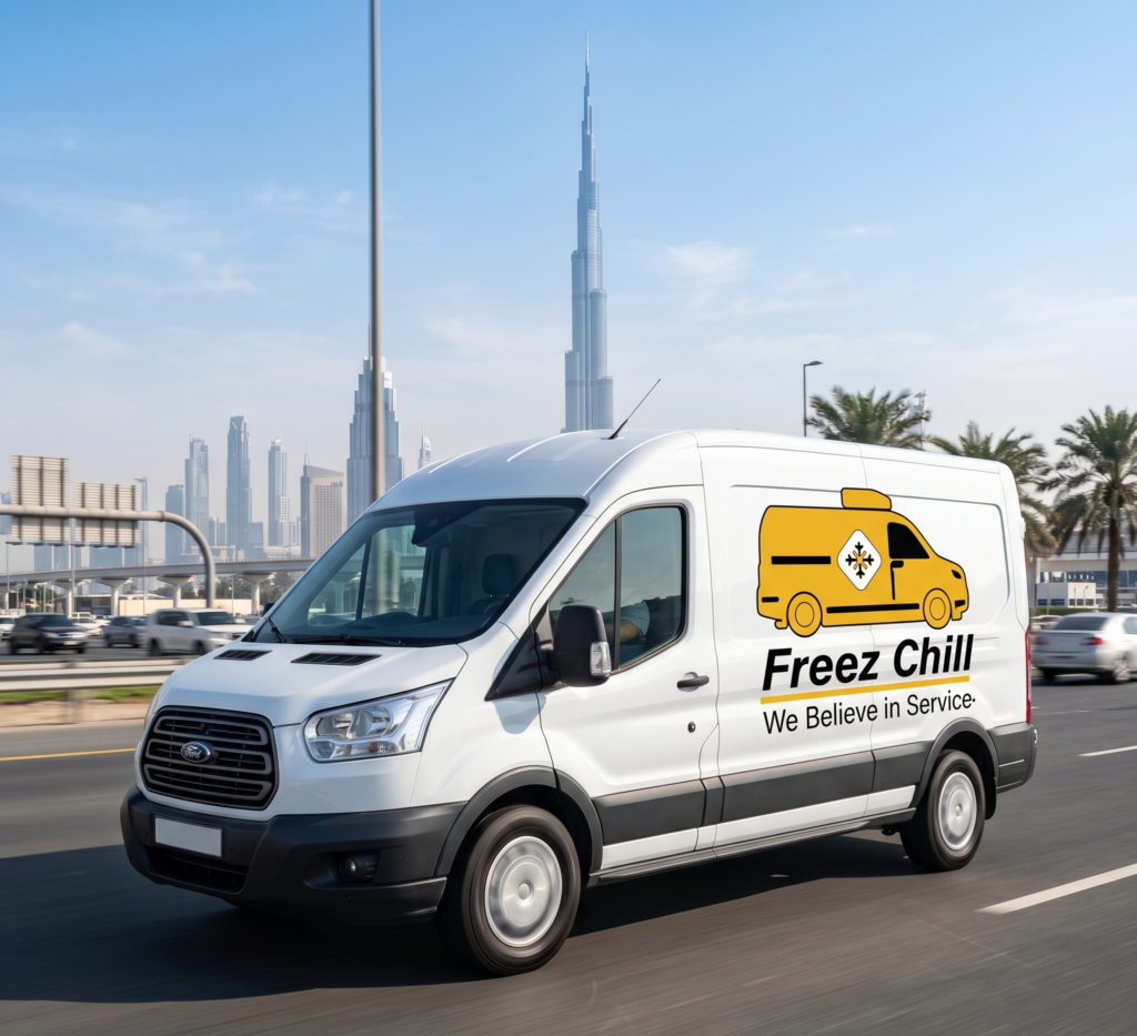 Chiller Van Rental Service Areas Across Dubai
