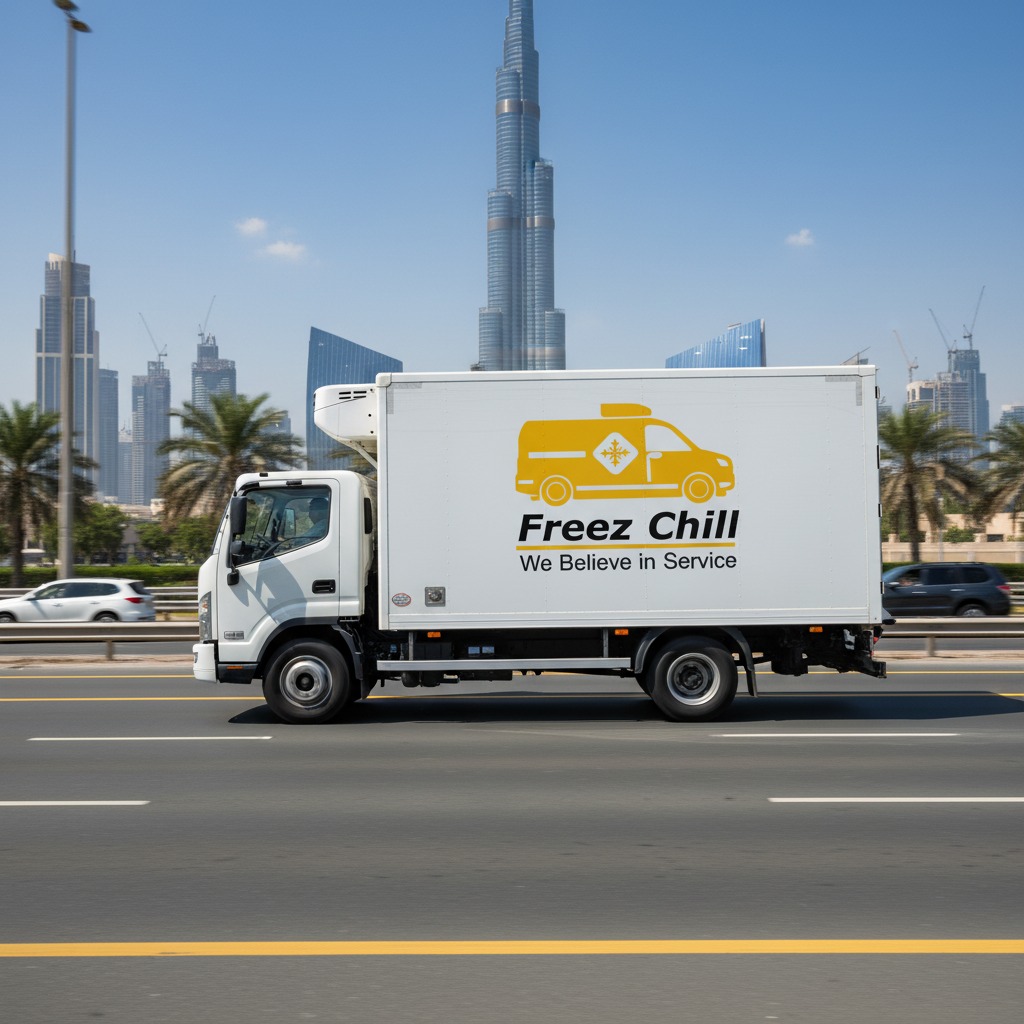 Professional chiller Truck Rental Services in Dubai