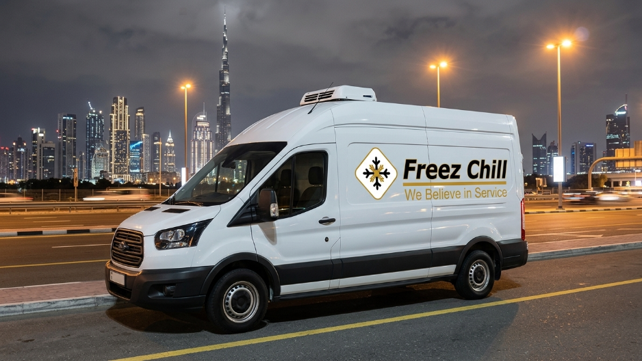 The 1-ton chialler van is the workhorse of Dubai cold deliveryThe 1-ton chialler van is the workhorse of Dubai cold delivery