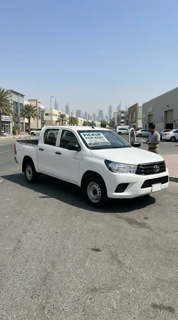 1 Ton Pickup for Rent in Dubai