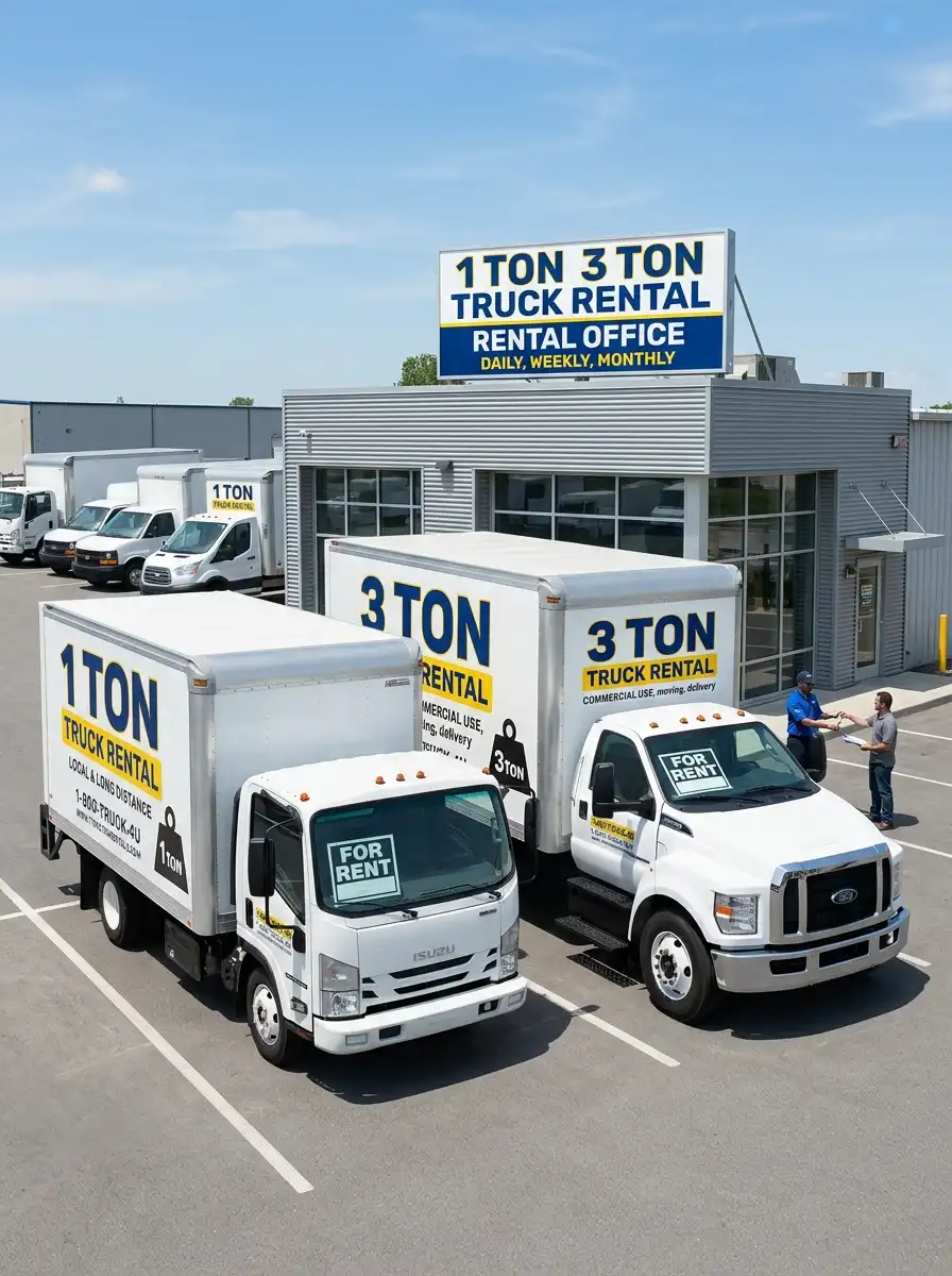1 Ton 3 Ton Pickup Rental